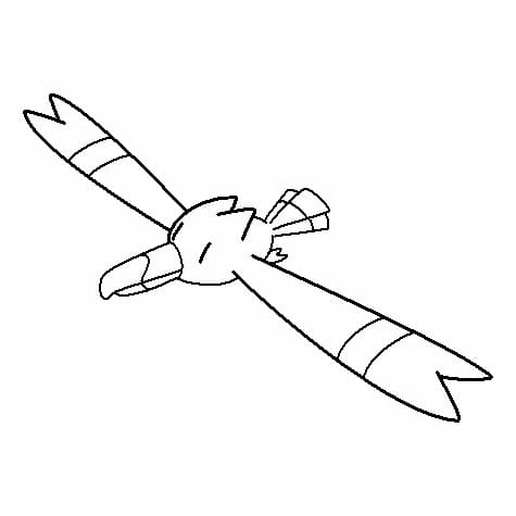 Wingull Pokemon Tegninger til Farvelægning