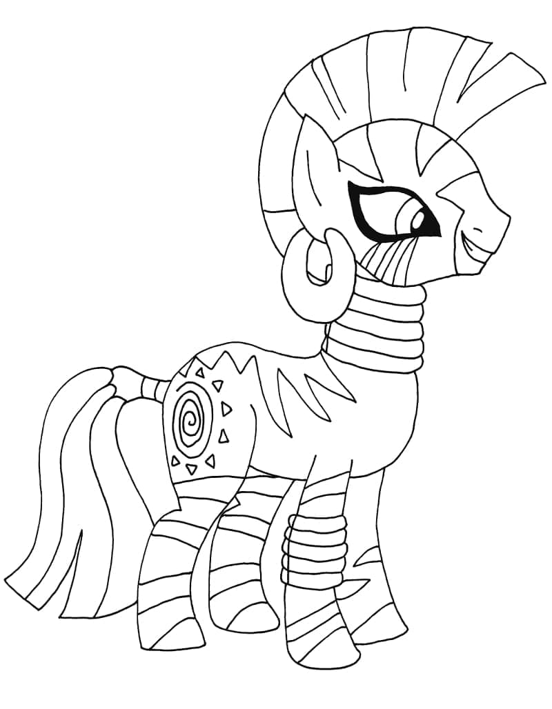 Zecora fra My Little Pony Tegninger til Farvelægning