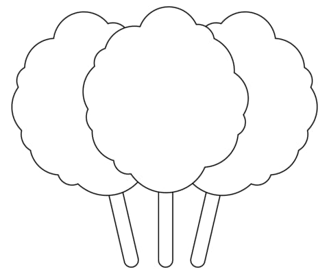 cotton-candy-coloring Tegninger til Farvelægning