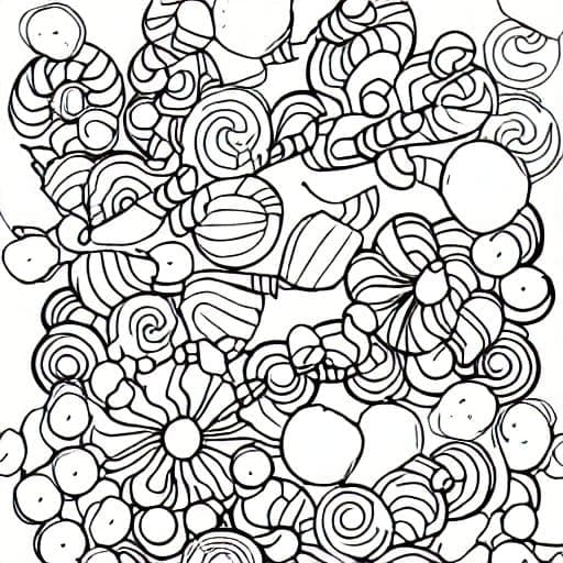 hard-candies-coloring Tegninger til Farvelægning