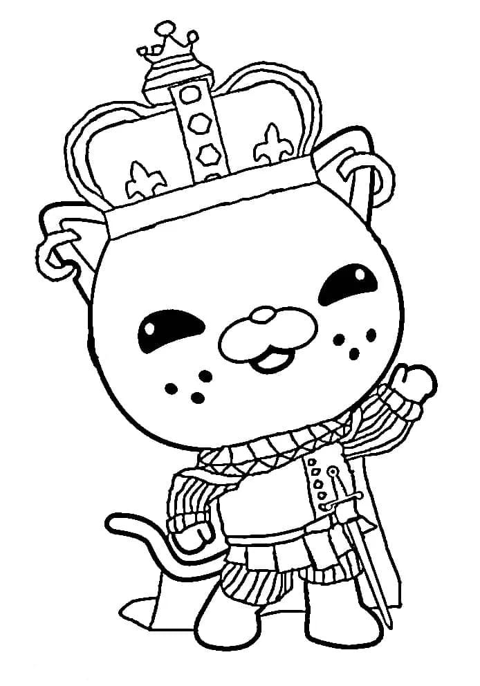 Octonauts Kwazii Tegninger til Farvelægning