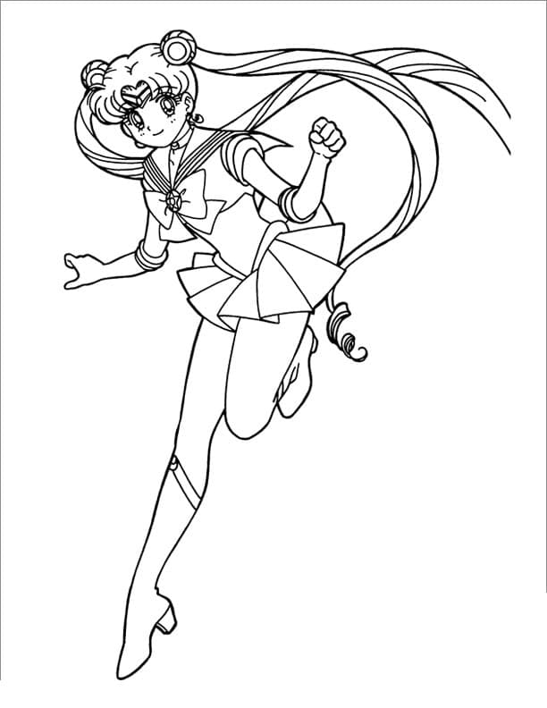Sailor Moon Usagi Tegninger til Farvelægning