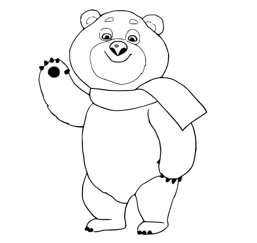 Tegnefilm Panda Tegninger til Farvelægning
