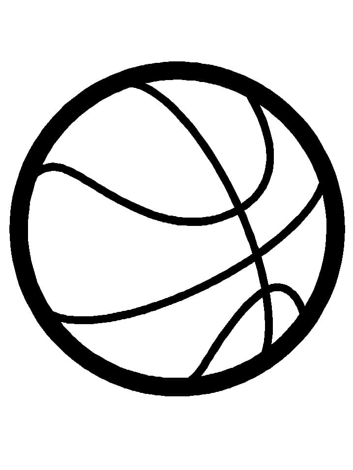 Tegning Af Basketballbold Tegninger til Farvelægning