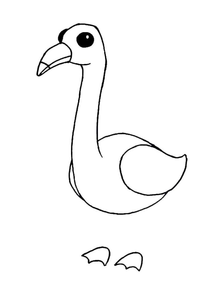 Adopter Mig Flamingo Tegninger til Farvelægning