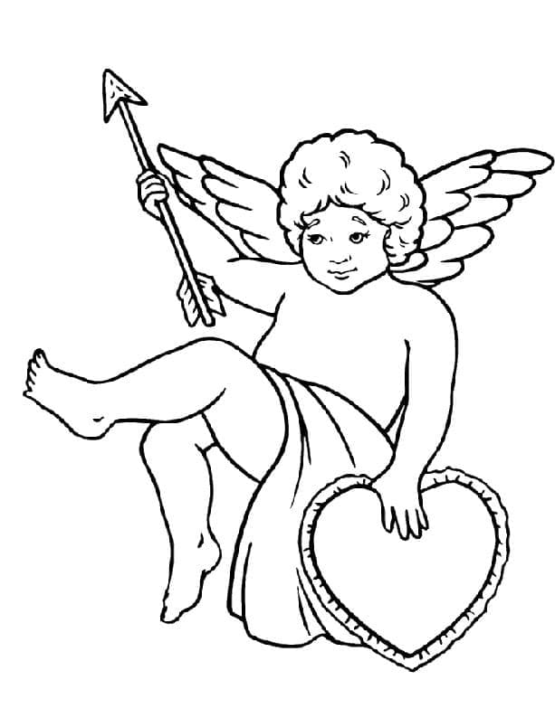 Cupido For Kærlighed Tegninger til Farvelægning