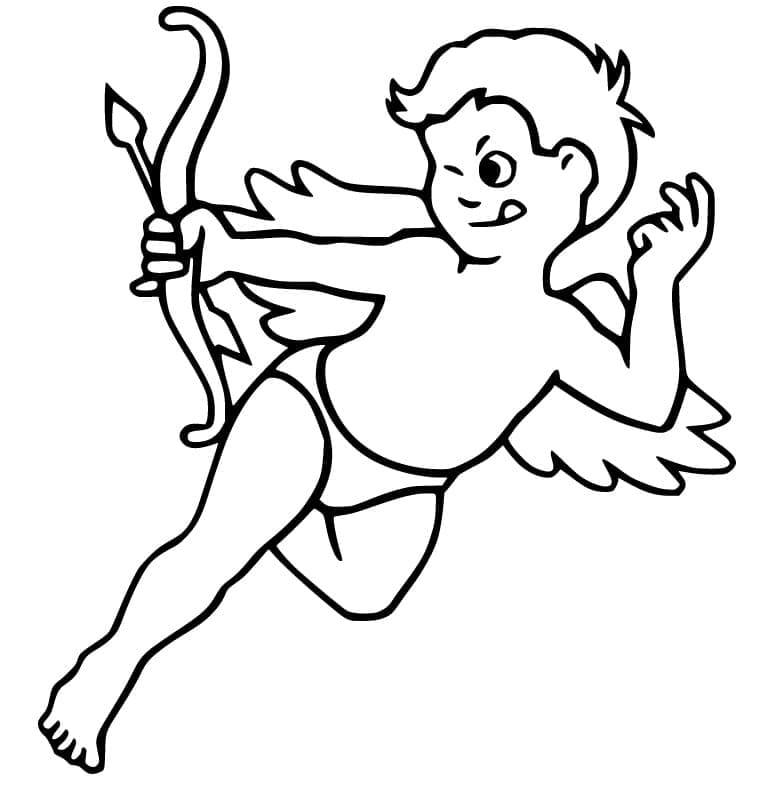 Cupido Gratis Tegninger til Farvelægning