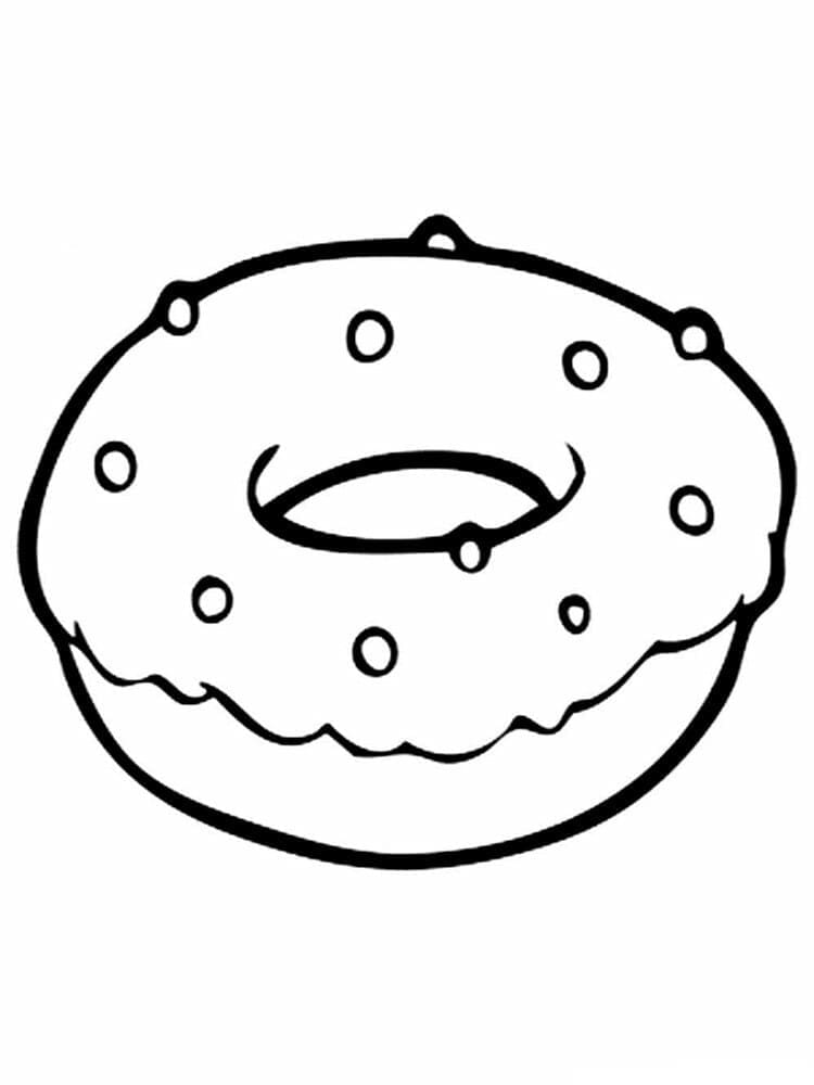 Donut Fri Tegninger til Farvelægning