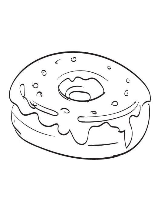 Donut Gratis Tegninger til Farvelægning