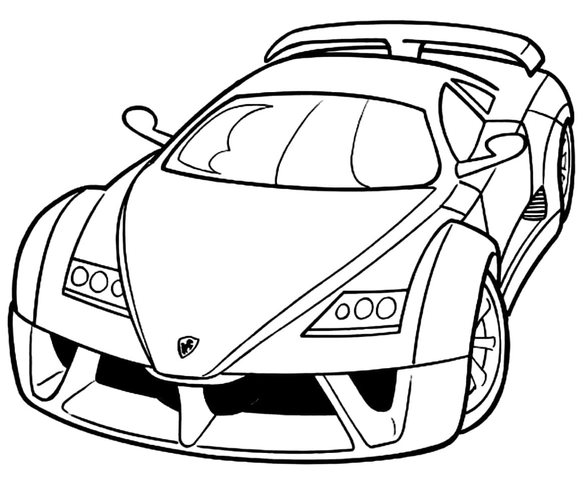 Ferrari Tegninger til Farvelægning