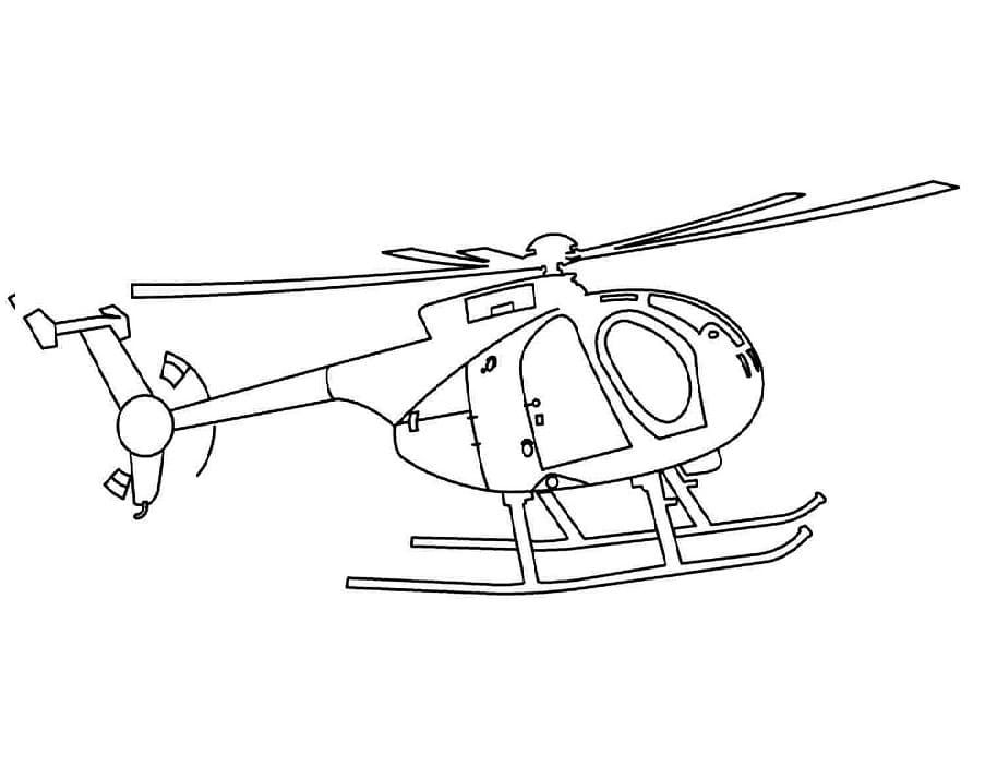 Helikopter Gratis For Børn Tegninger til Farvelægning
