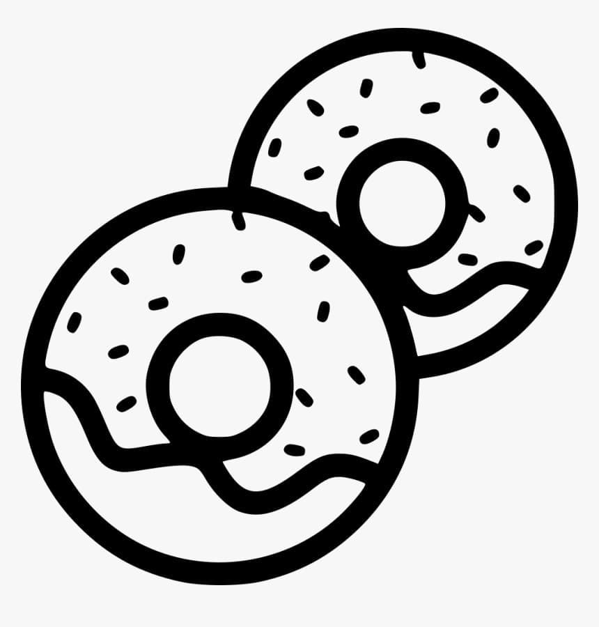 Normale To Donuts Tegninger til Farvelægning
