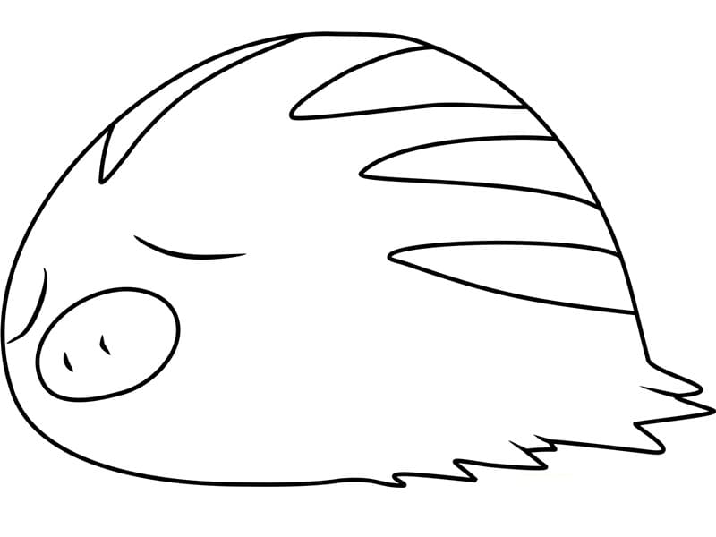 Swinub Pokemon Tegninger til Farvelægning