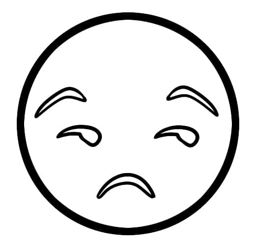 Uunderligt Ansigt Emoji Tegninger til Farvelægning