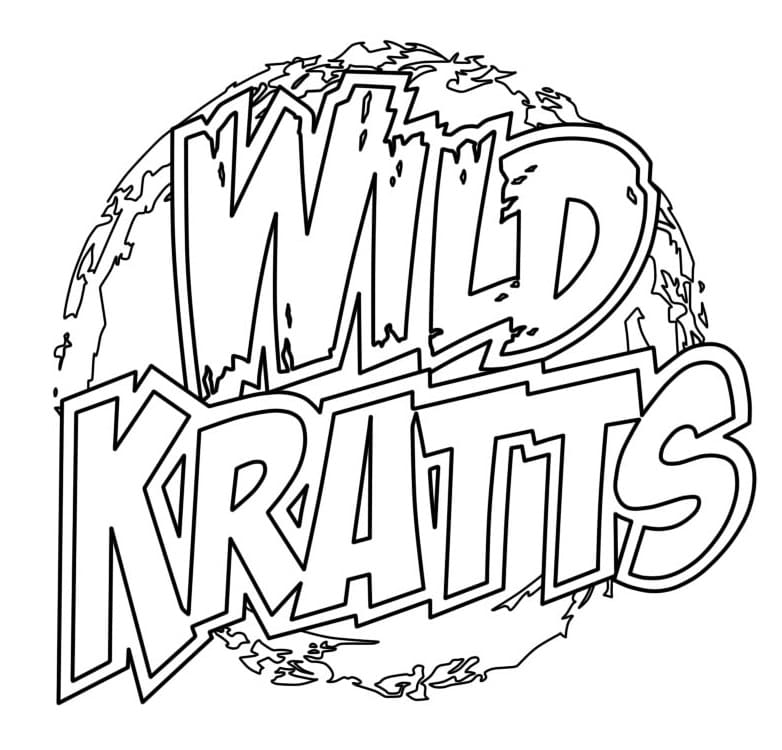 Wild Kratts Logo Tegninger til Farvelægning