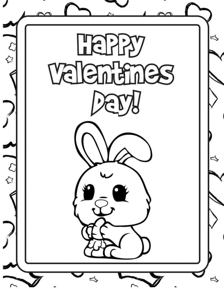 Yndigt Valentinsdagskort Tegninger til Farvelægning