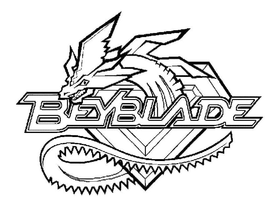 Beyblade Logo Tegninger til Farvelægning