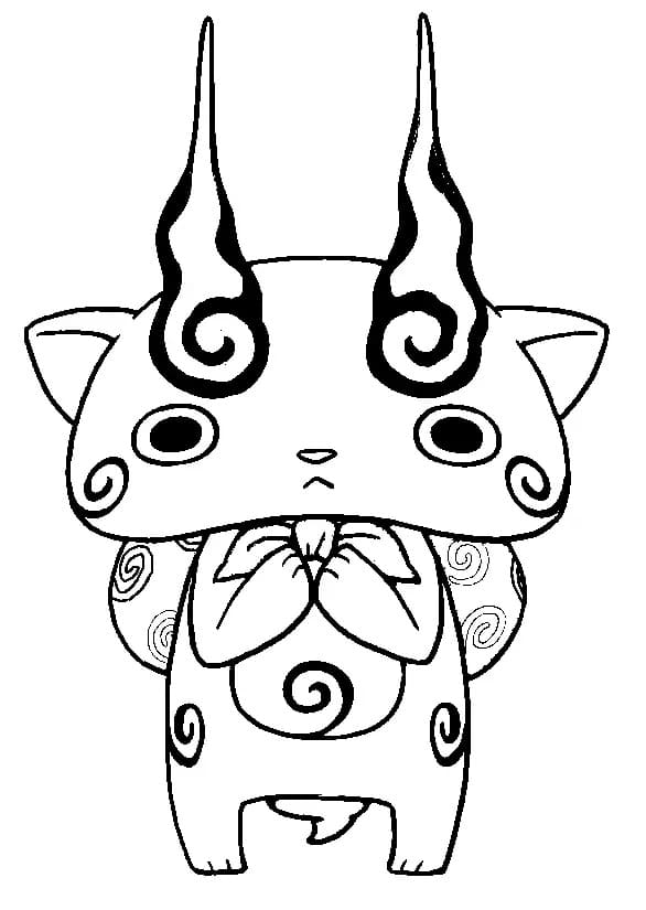 Komasan i Yo Kai Watch Tegninger til Farvelægning