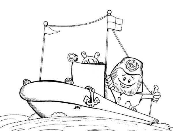 Desene Animată Cu Barca Odie Tegninger til Farvelægning