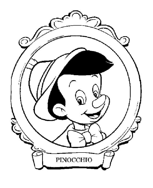 Pinocchio billede Tegninger til Farvelægning