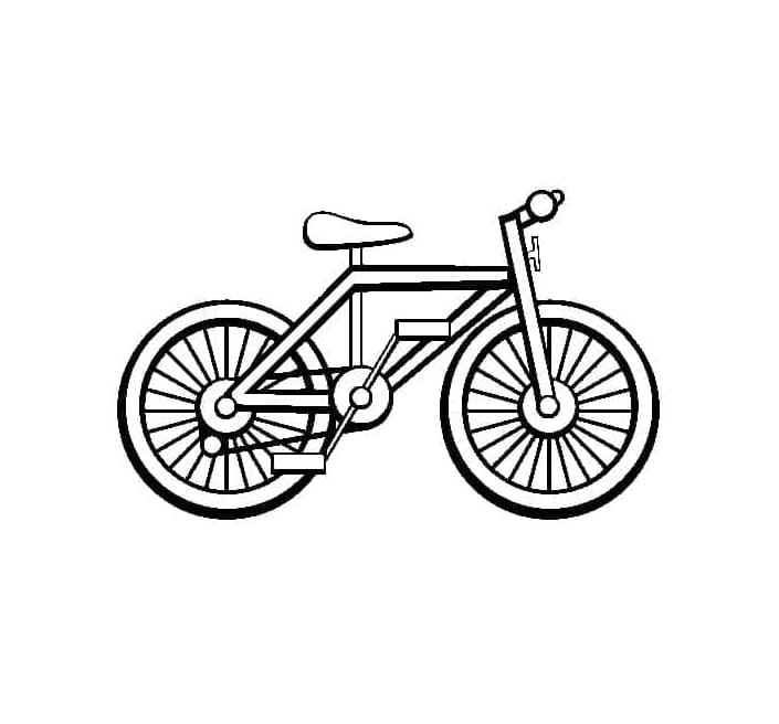 Cykel gratis for børn Tegninger til Farvelægning