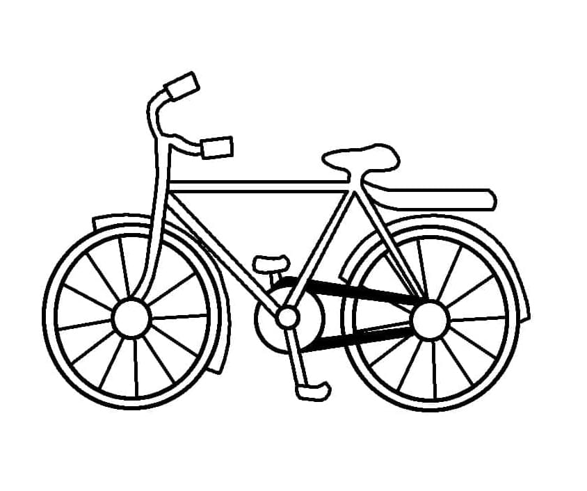 Cykel printbar Tegninger til Farvelægning