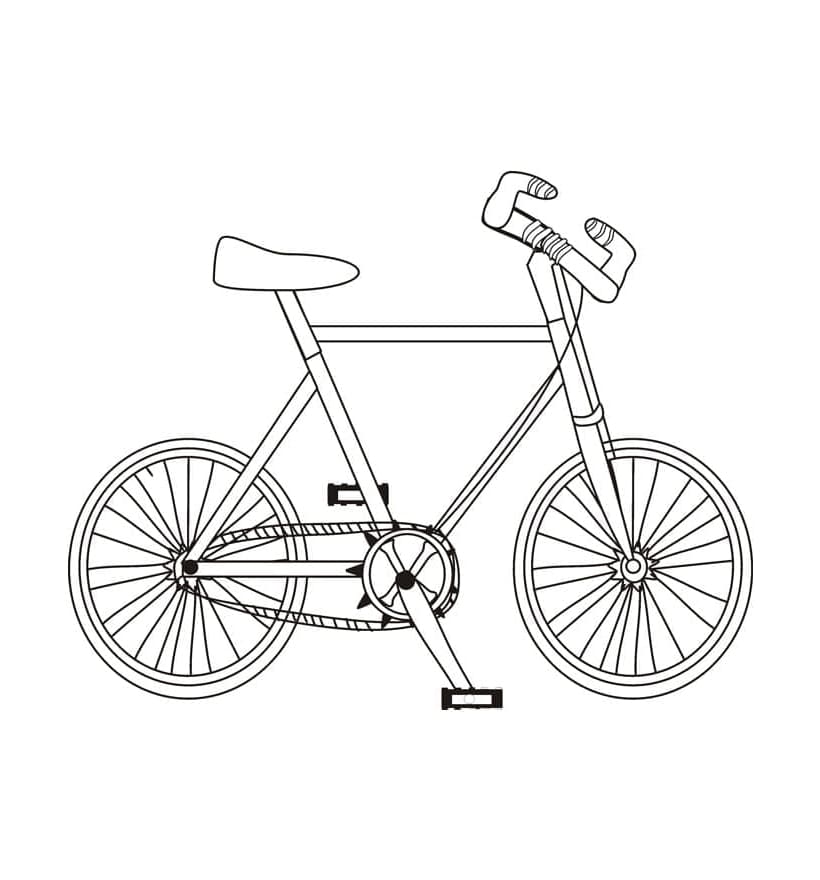 Cykel til børn Tegninger til Farvelægning