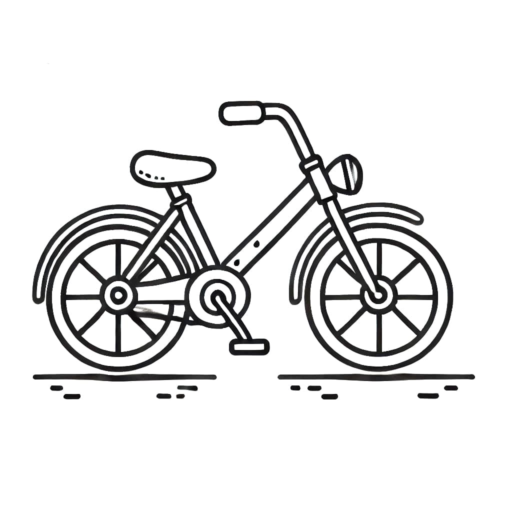 Cykelmester Tegninger til Farvelægning