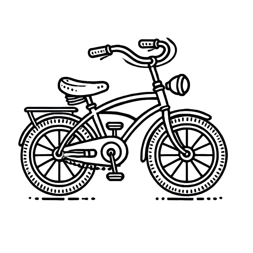 Cykler Trådtriller Tegninger til Farvelægning