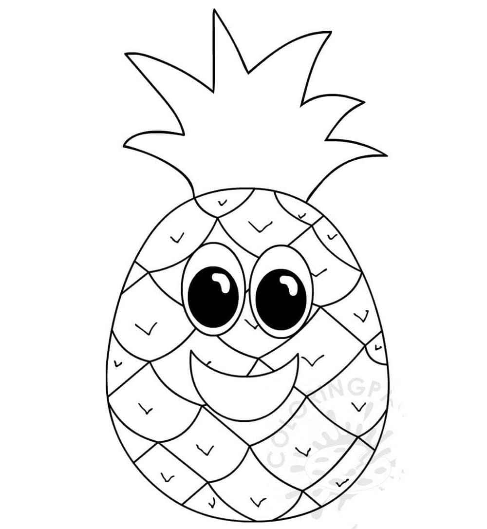 Ananas Tegninger Til Farvel gning Farvelegning Com