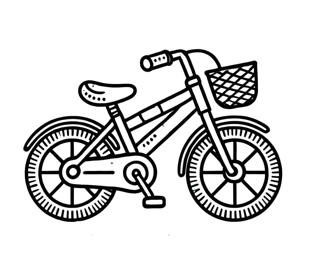 Kædekraft CyklerQ Tegninger til Farvelægning