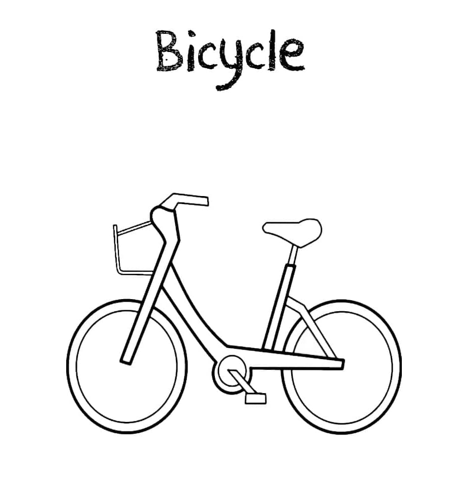 Meget nem cykel Tegninger til Farvelægning