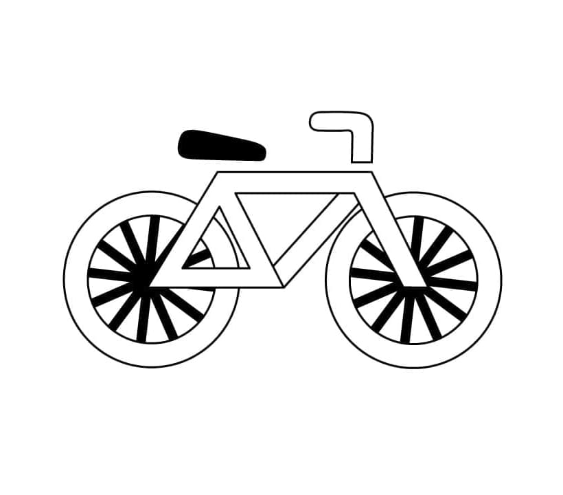 Nem cykel Tegninger til Farvelægning