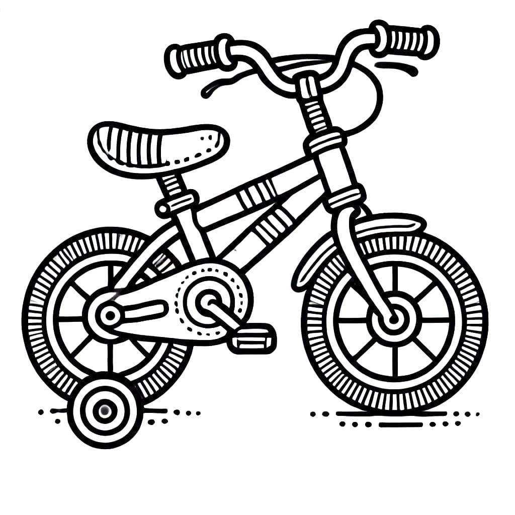 Pedalhjulet Cykler Tegninger til Farvelægning