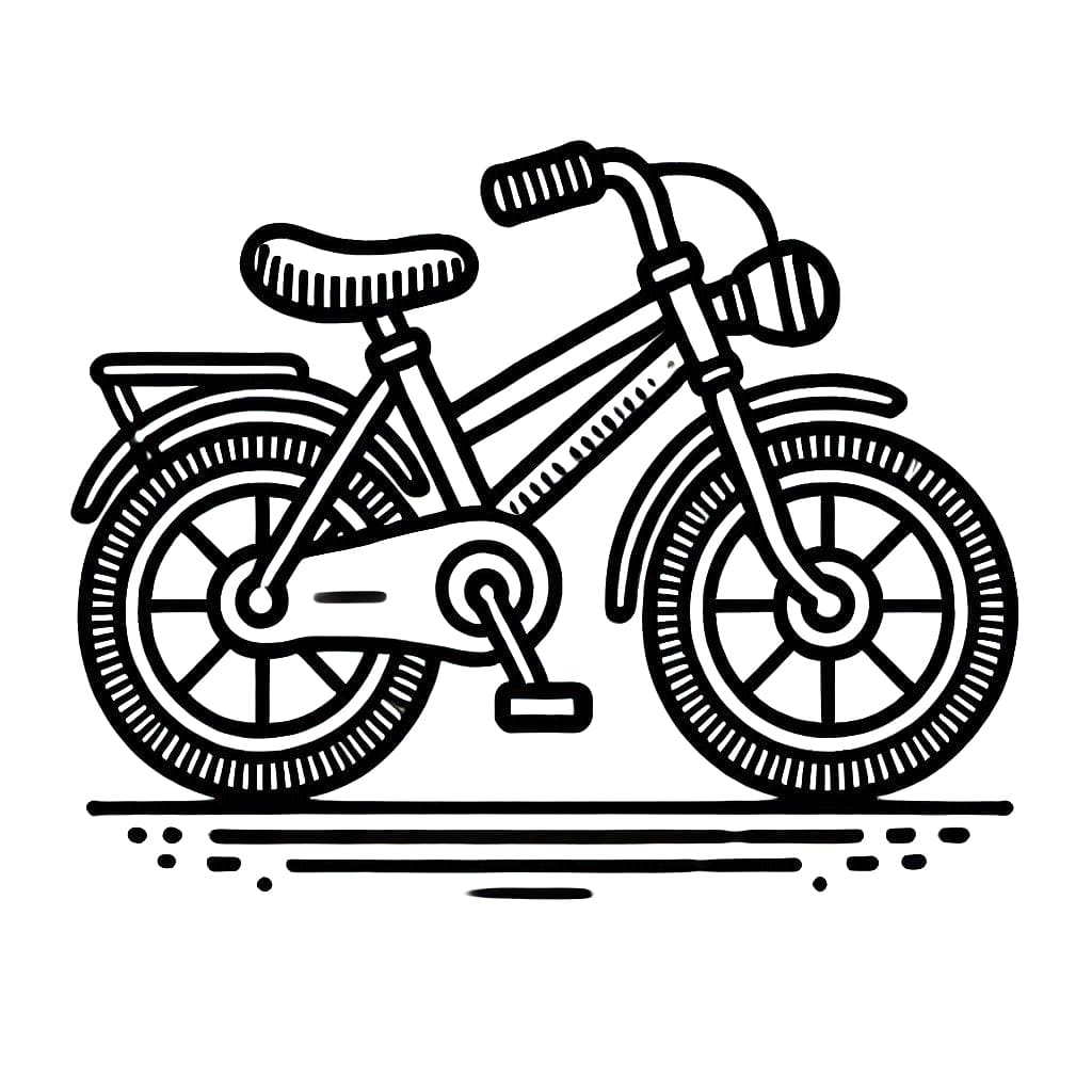 Vejrytter Cykler Tegninger til Farvelægning