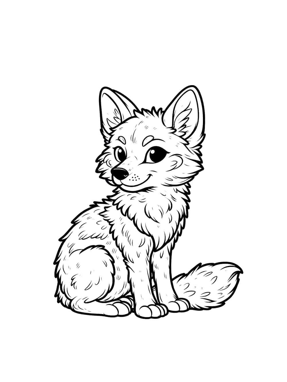 Prærieulv knægt Tegninger til Farvelægning