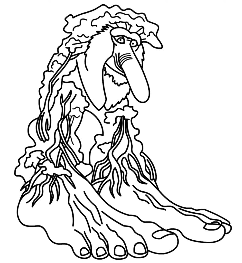 Brainrot Brr Brr Patapim Tegninger til Farvelægning