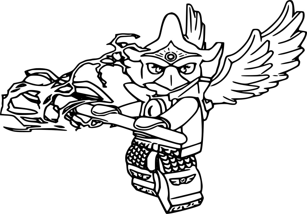 Fluminox føniks Tegninger til Farvelægning