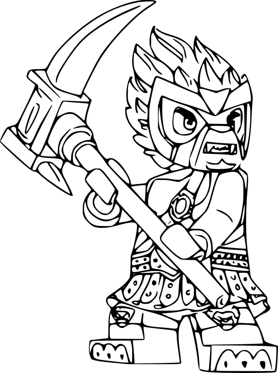 Laval holder en segl Tegninger til Farvelægning