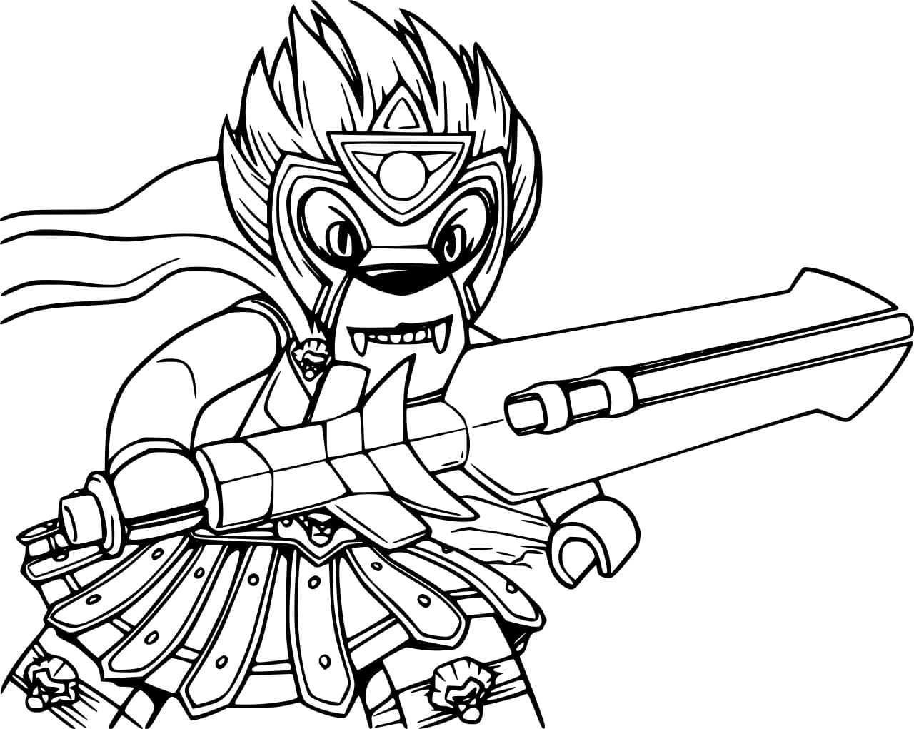 Laval kæmper Tegninger til Farvelægning