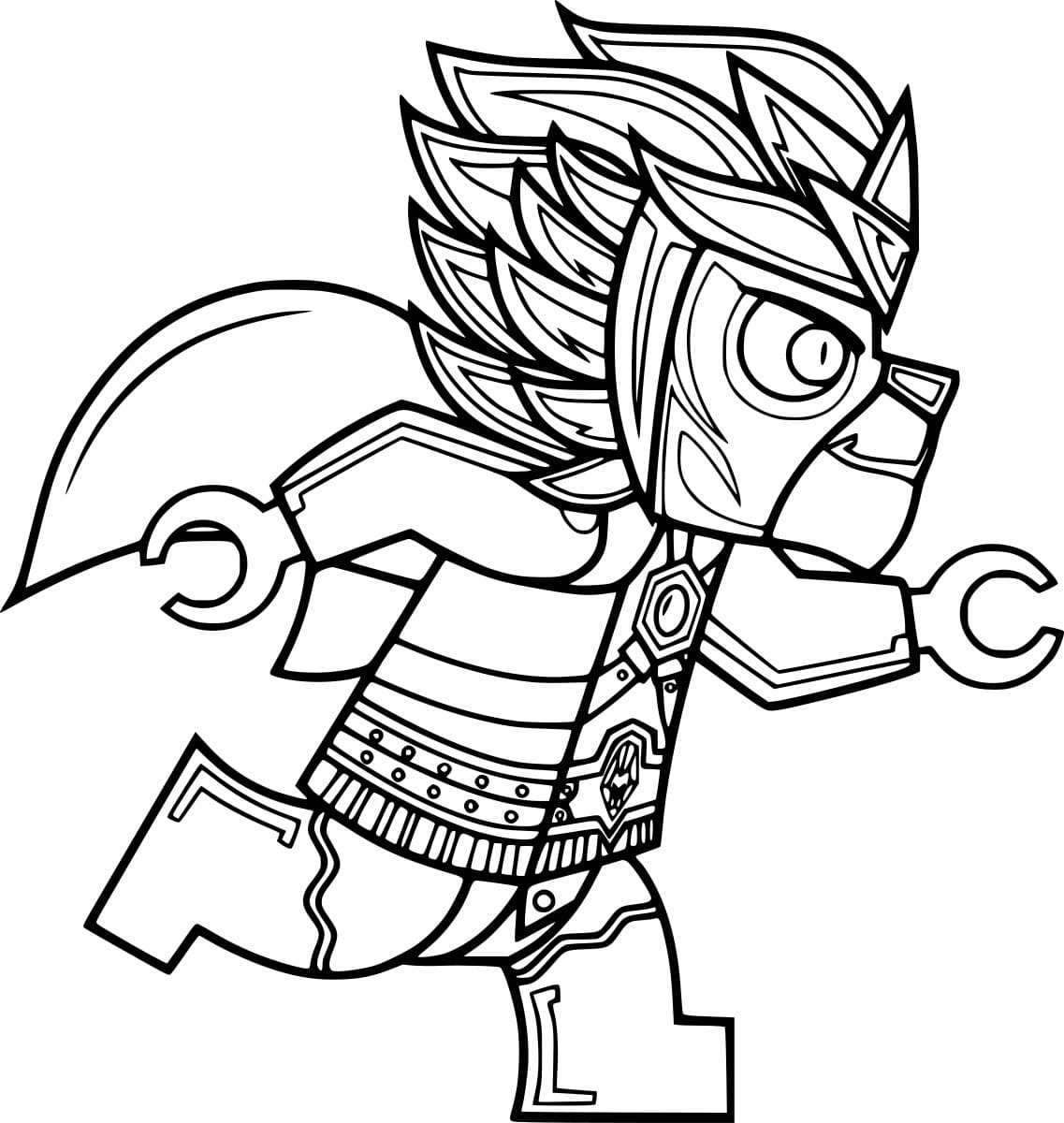 Laval Løb Tegninger til Farvelægning