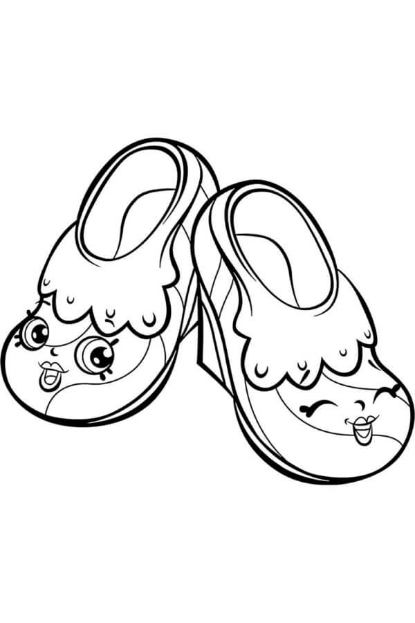 Levende sko Tegninger til Farvelægning