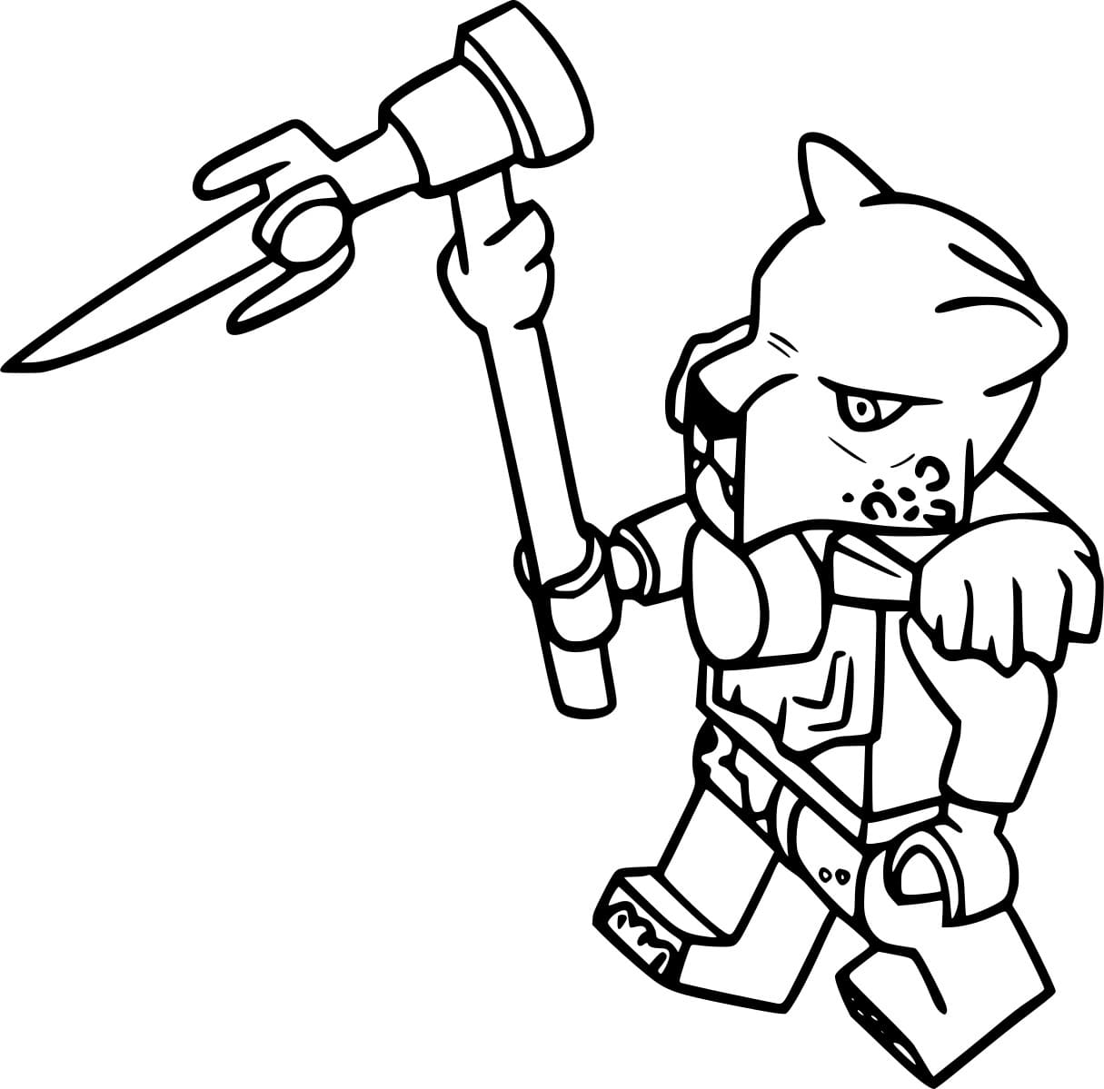 Lundor Leopard Tegninger til Farvelægning