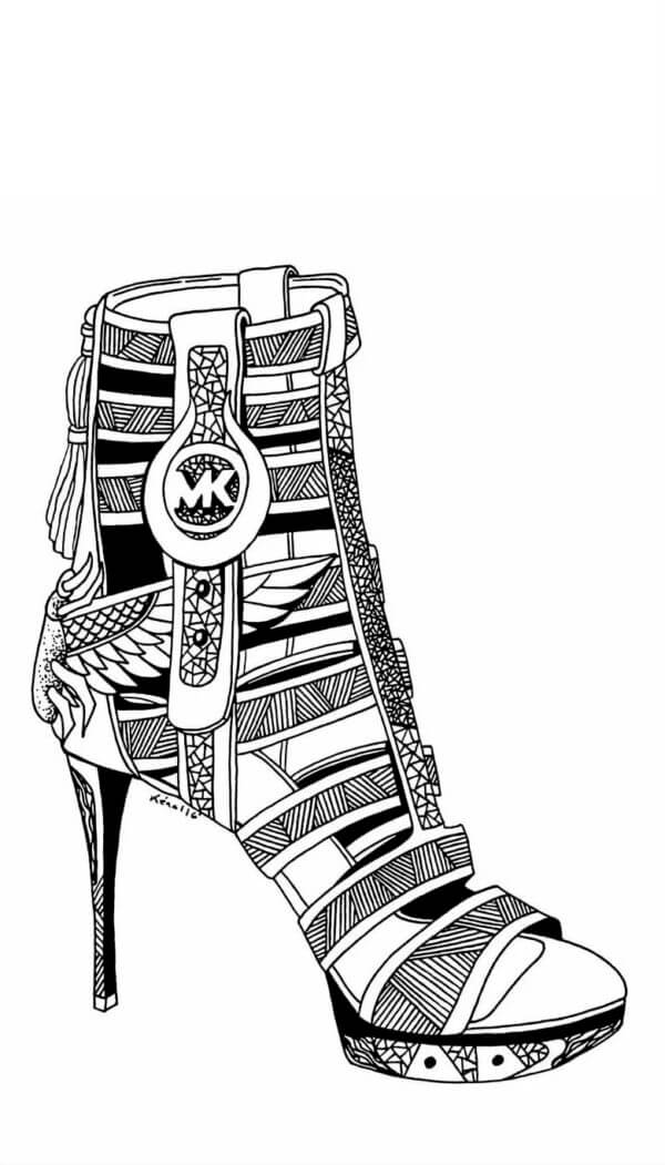 Ny dameskomode Tegninger til Farvelægning