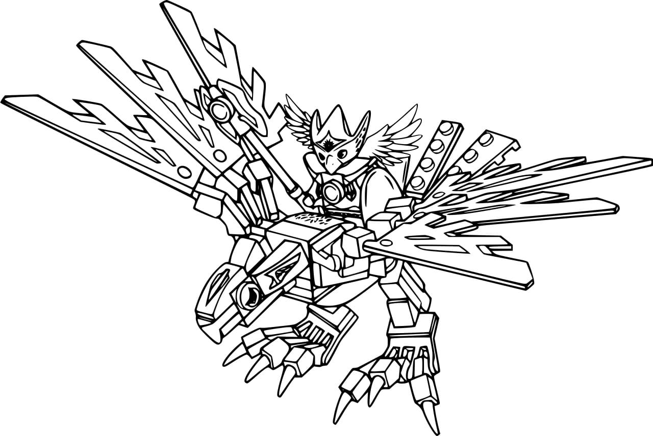 Ørnestammen Tegninger til Farvelægning