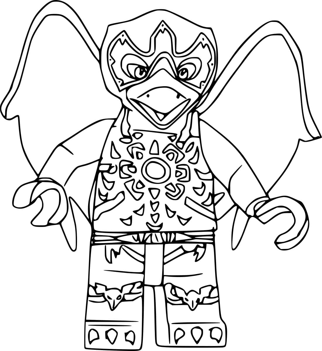 Razar Raven Tegninger til Farvelægning