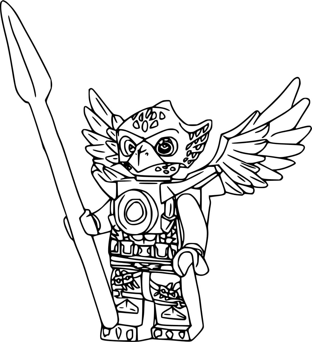 Ripnik Raven Tegninger til Farvelægning