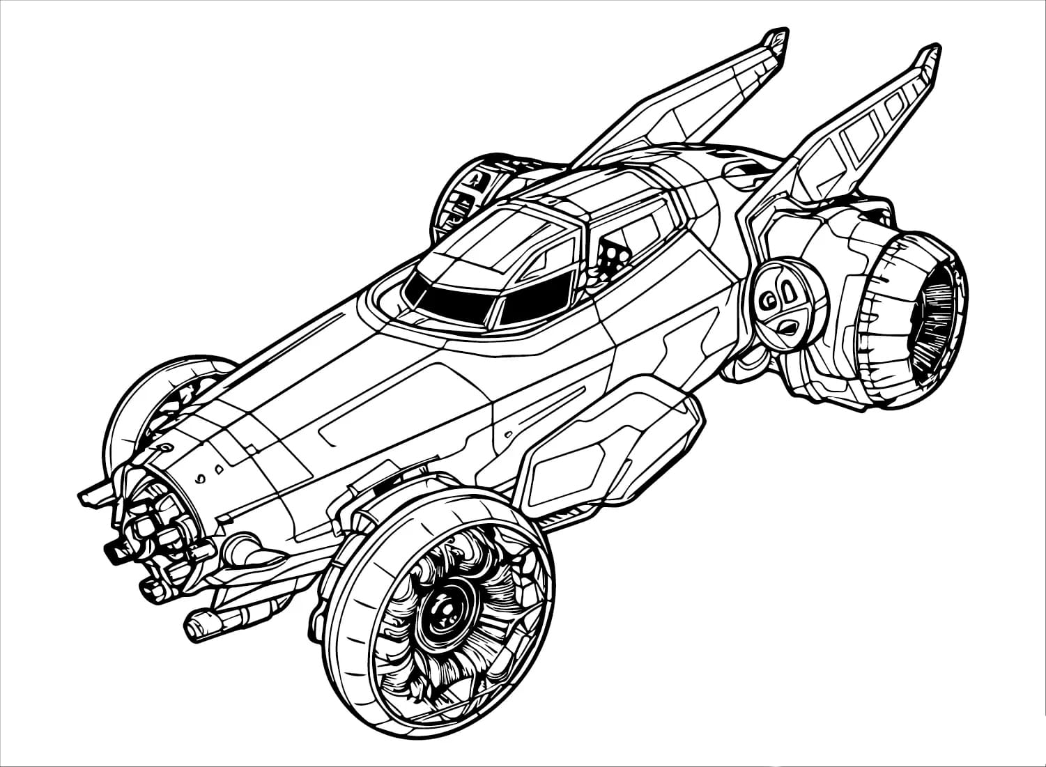 Rocket League afkøle Tegninger til Farvelægning