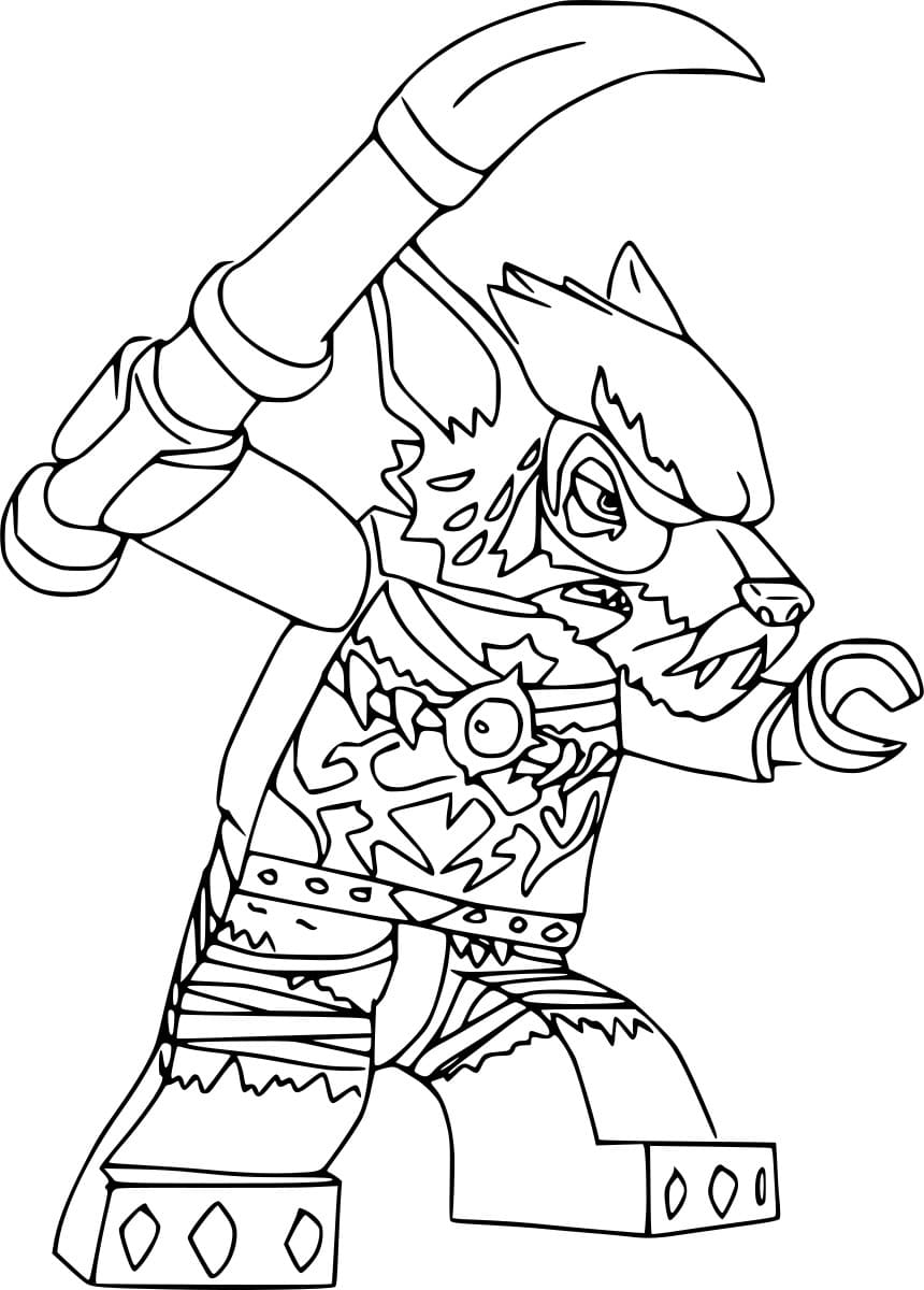 Wakz ulv Tegninger til Farvelægning