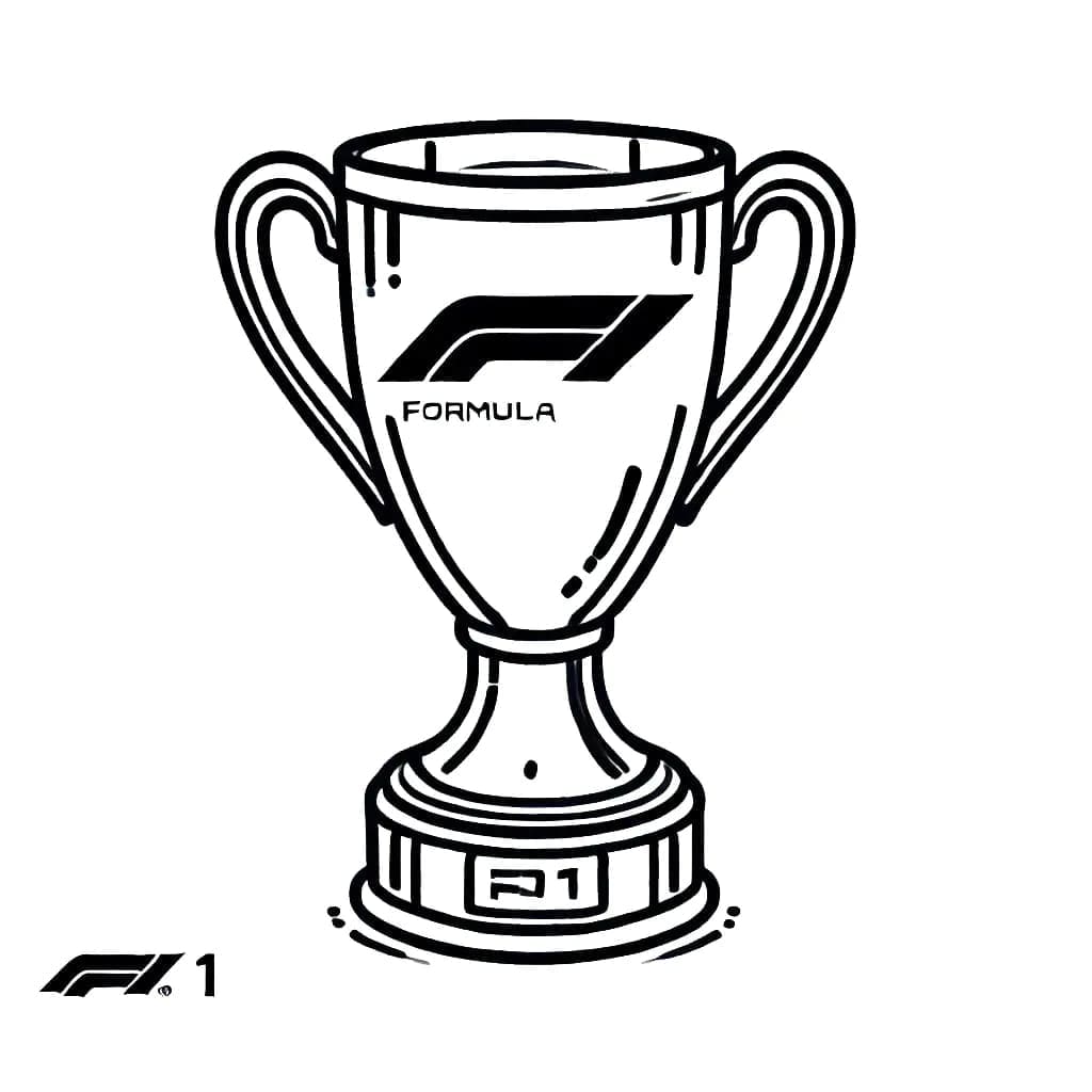 Formel 1 kop printbar Tegninger til Farvelægning